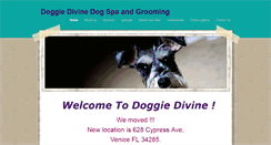 Desktop Screenshot of doggiedivinesalon.com